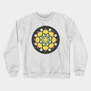 Flower Crown Mandala Crewneck Sweatshirt